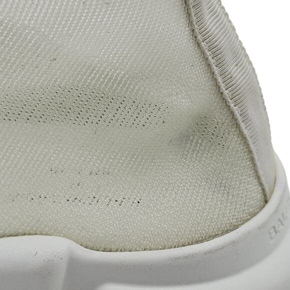 Balenciaga Knit Fabric Speed Trainer Sneakers in White 37 (7 US) $895 distressed - Picture 7 of 13